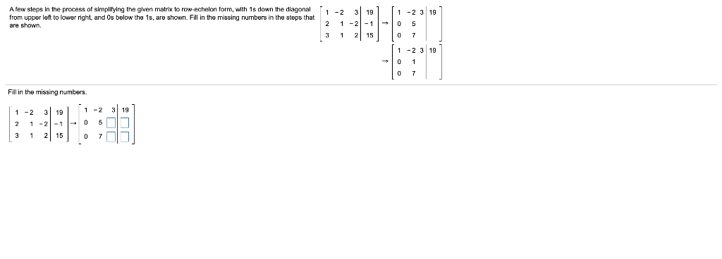 Solved A few steps in the process of simplifying the given | Chegg.com