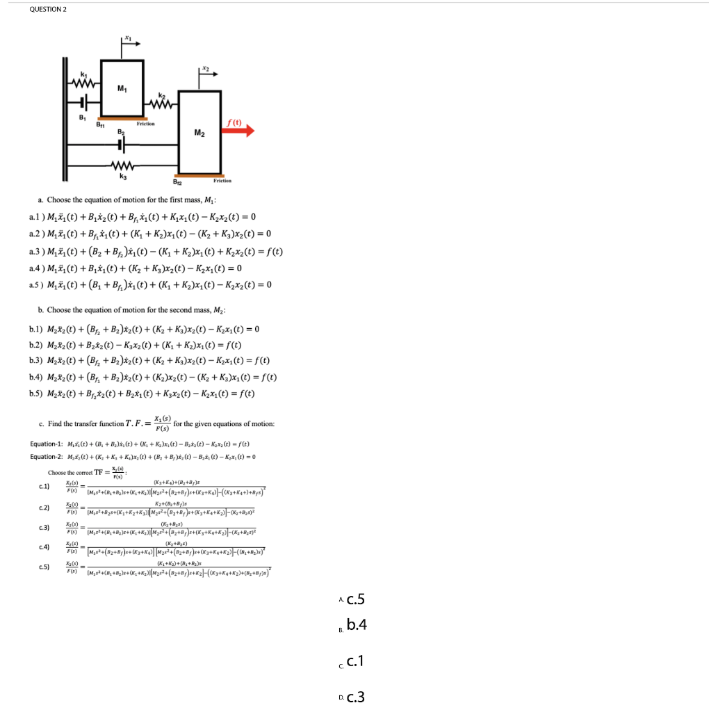 Solved Berece Question 2 B But Ba A Choose The