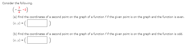 Solved Consider the following. (2-3) (a) Find the | Chegg.com