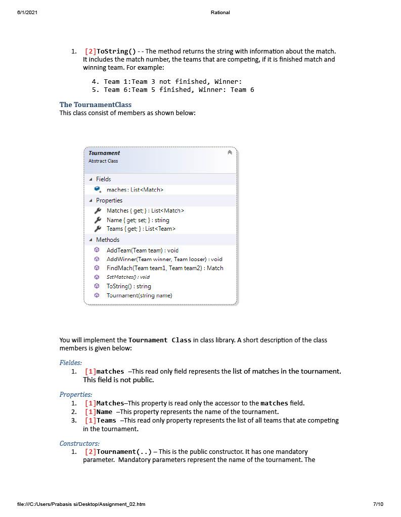 01202 8/1/2021 Rational Programming II Assignment 2 | Chegg.com