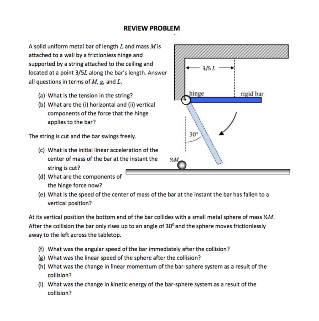 solved-review-problem-a-solid-uniform-metal-bar-of-length-l-chegg