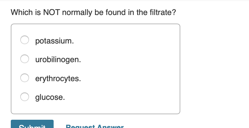 Which Of The Following Is Not Normally Found In Plasma Solved Which is NOT normally be found in the | Chegg.com