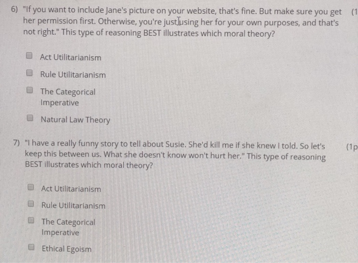 Which Of The Following Is True Of Culture? 1) 1. If Cultural Relativism Is True, Then We Woul... | Chegg.com