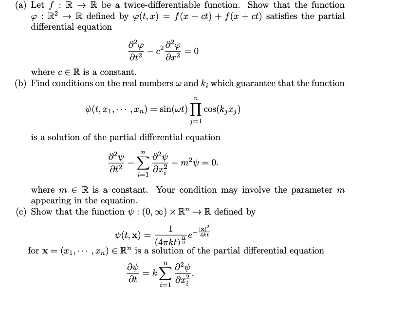 Solved 9 R2 A Let F R R Be A Twice Differentiable Fu Chegg Com