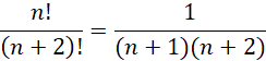 Solved (n+2)!n!=(n+1)(n+2)1 | Chegg.com