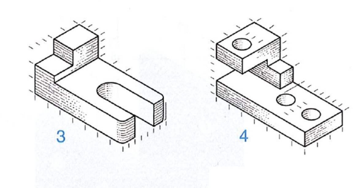 Solved Sketch front , right side, and top views. | Chegg.com