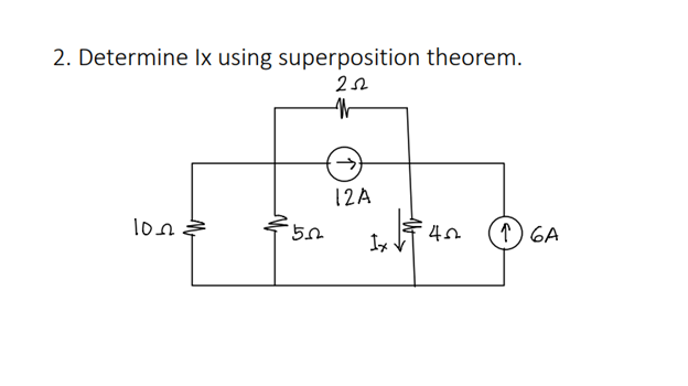 Solved 2 Determine Ix Using Superposition Theorem 22 16 7976