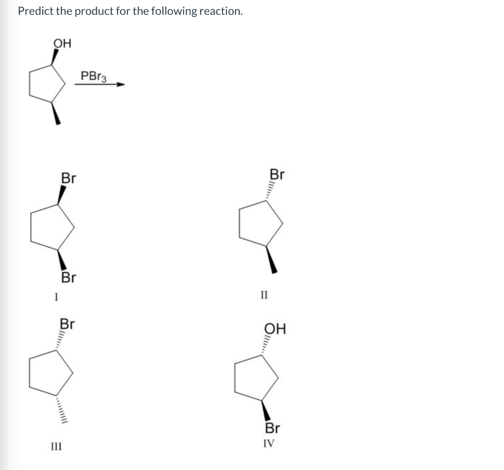 Solved Predict the product for the following reaction. OH | Chegg.com