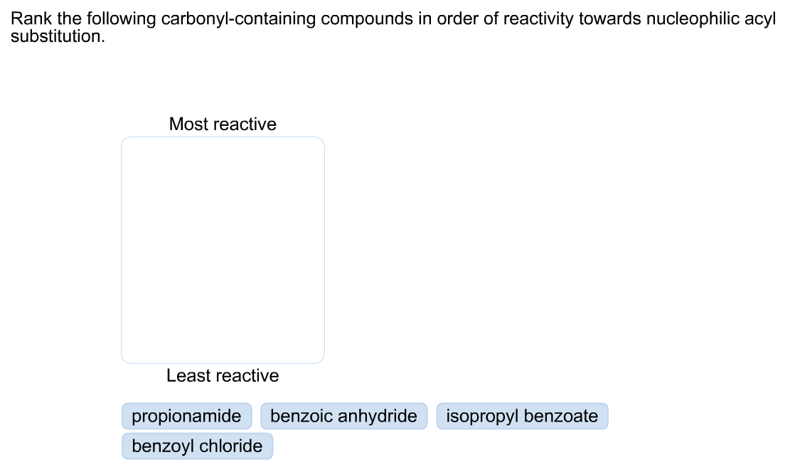 solved-rank-the-following-carbonyl-containing-compounds-in-chegg