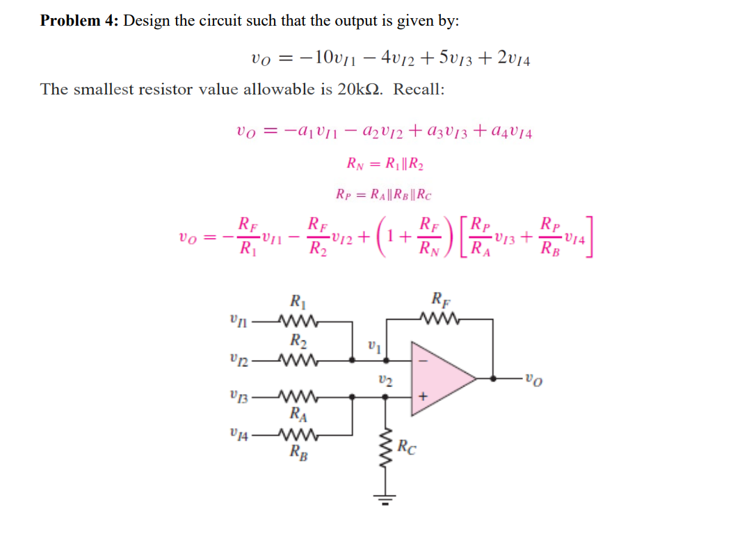 solved-problem-4-design-the-circuit-such-that-the-output-is-chegg