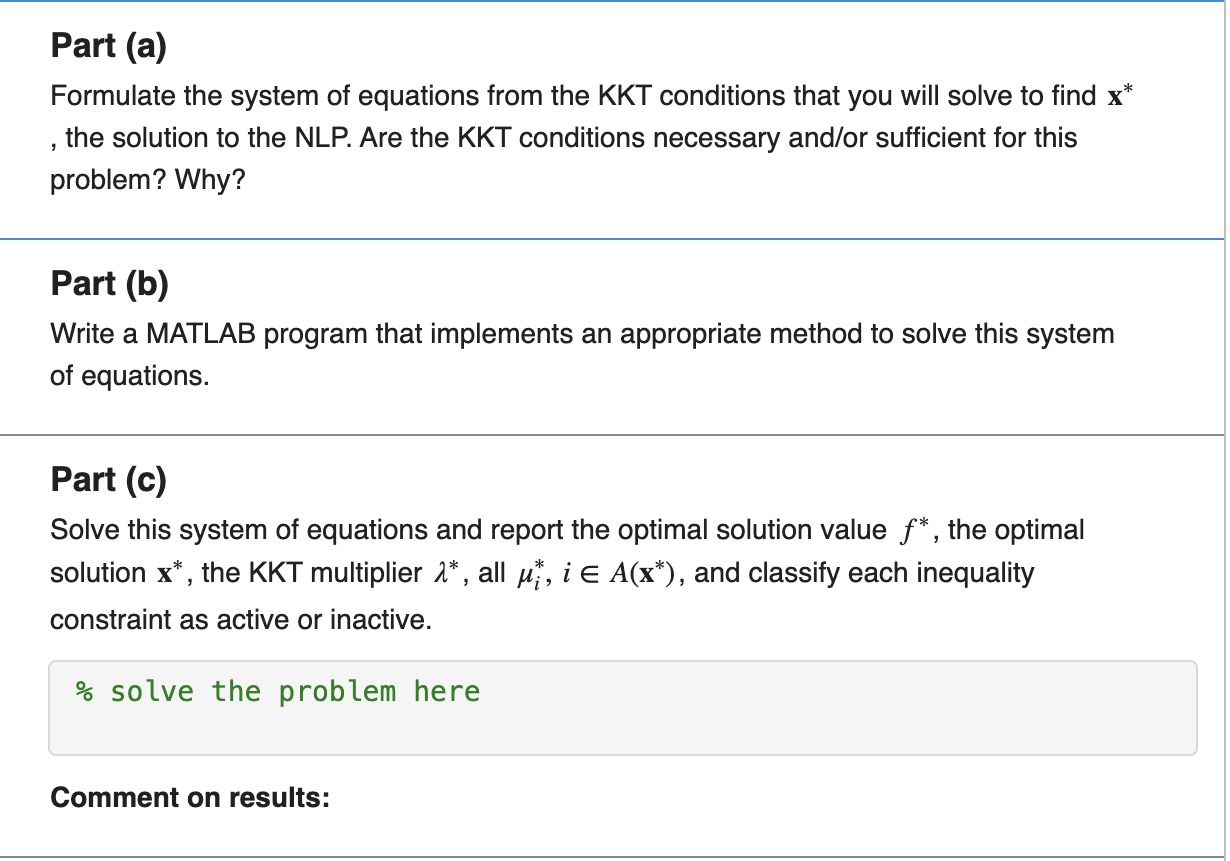 Solved Problem 1: In This Problem, You Are To Solve An | Chegg.com