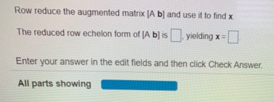 Solved Solve The Equation Ax = B By Using The LU | Chegg.com