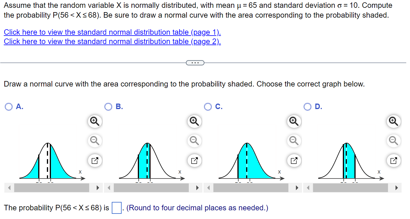 Solved Assume that the random variable X is normally | Chegg.com