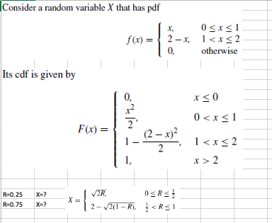 Solved Consider a random variable X that has pdf | Chegg.com