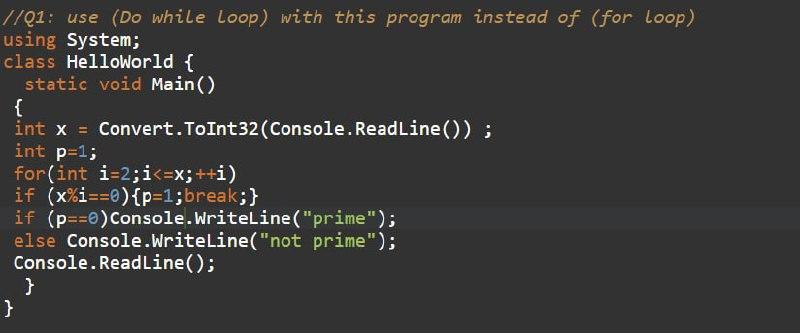 Solved 1/01: use (Do while Loop) with this program instead | Chegg.com