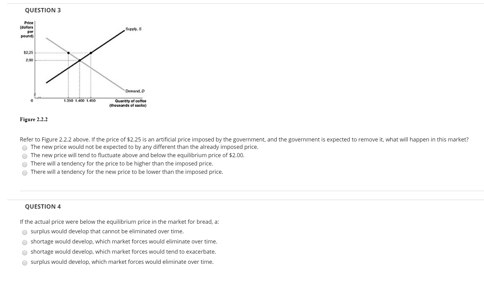 Solved QUESTION 2 Price Demand Quantity Figure 2.4.2 Refer | Chegg.com
