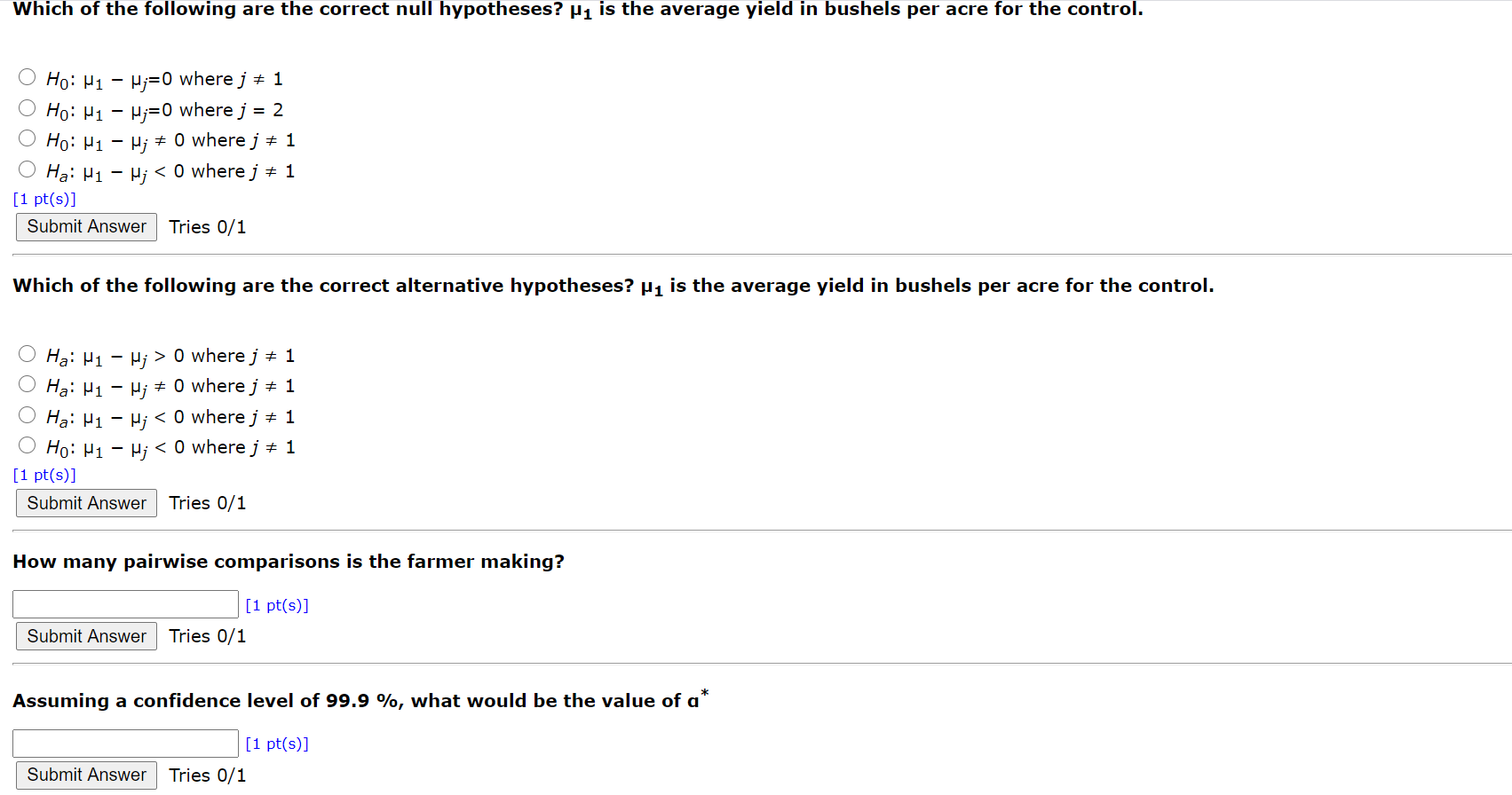 Solved What Is The Standard Error For M1 M3 Control Vs Chegg Com