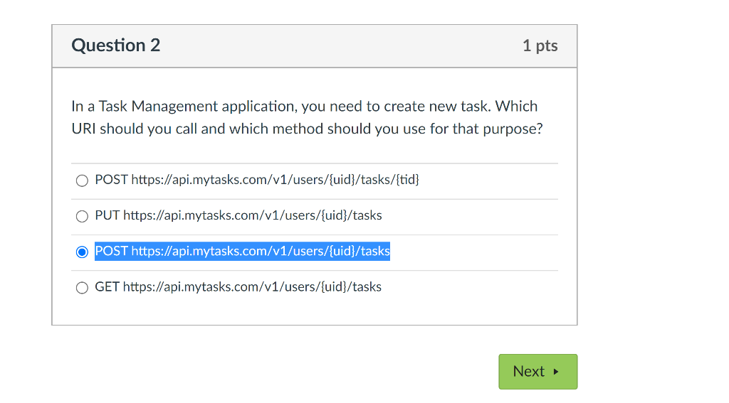 Solved In a Task Management application, you need to create | Chegg.com
