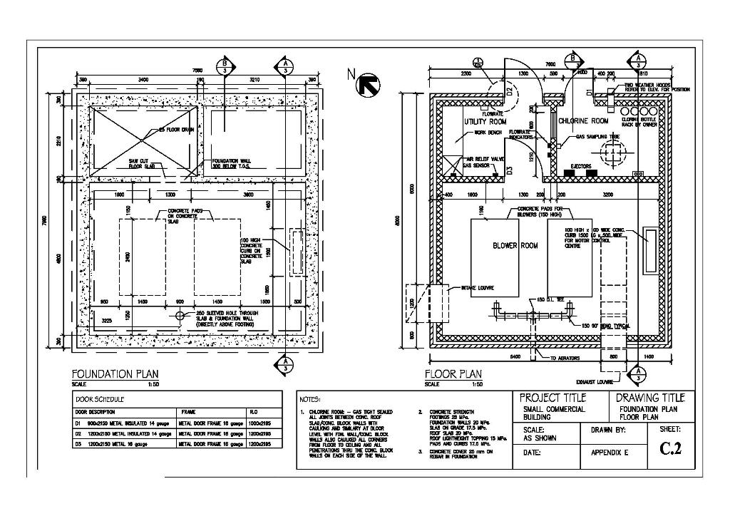 Solved Based on the commercial drawings C1 - C5 including | Chegg.com