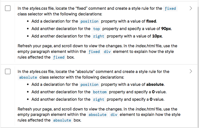 How to position a div after a fixed div