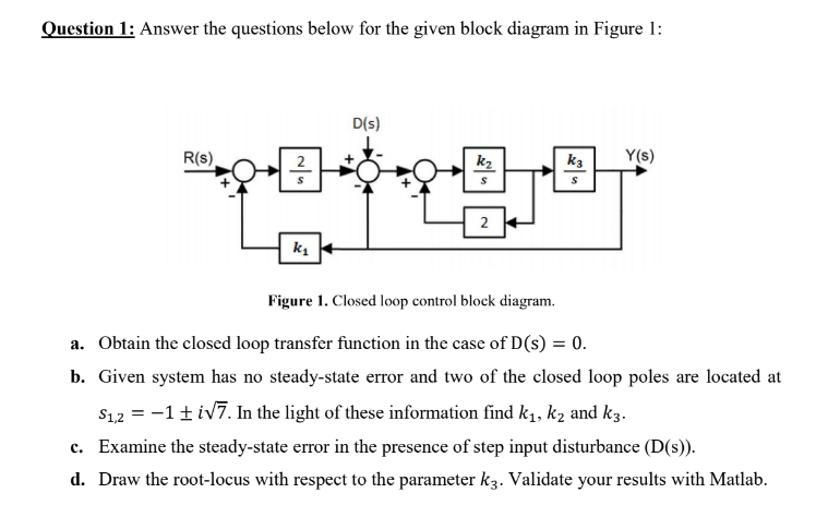 Question 1: Answer the questions below for the given | Chegg.com