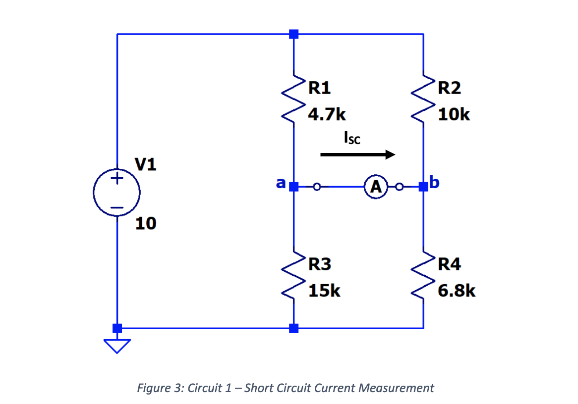Solved Figure 3 Circuit 1 Short Circuit Current
