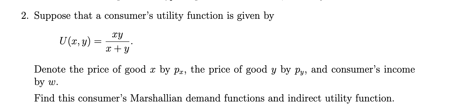 solved-2-suppose-that-a-consumer-s-utility-function-is-chegg