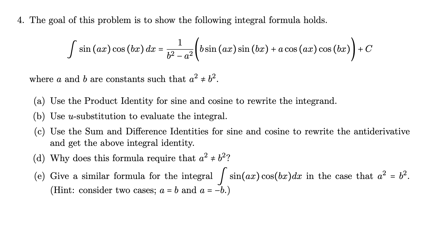 Solved 4. The goal of this problem is to show the following | Chegg.com