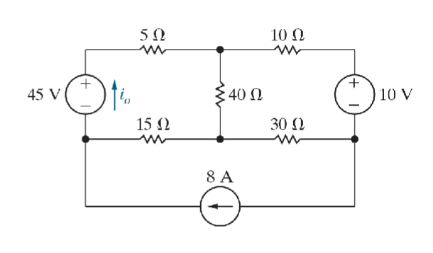 Solved For the circuit in this problem, use the principle | Chegg.com