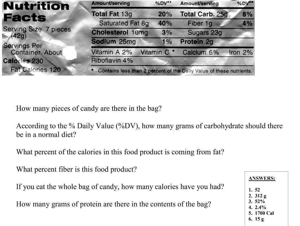 How many pieces of candy are there in the bag? | Chegg.com