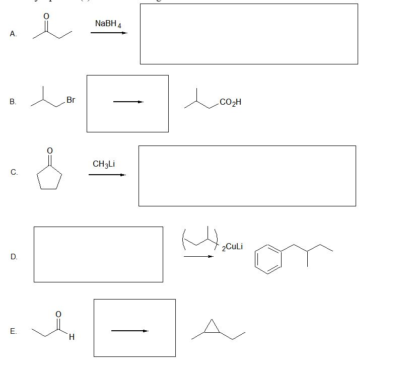 Solved As Indicated By The Boxes, Provide Best Starting | Chegg.com