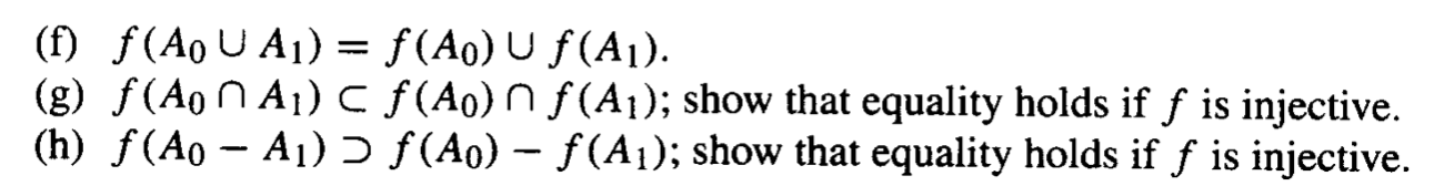 Solved = 2. Let f : A + B and let A; C A and Bi C B for i O | Chegg.com