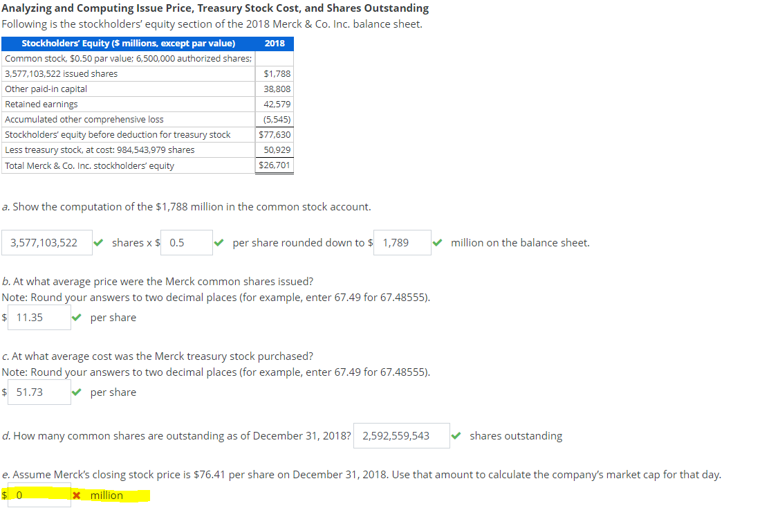 Solved Analyzing And Computing Issue Price, Treasury Stock | Chegg.com