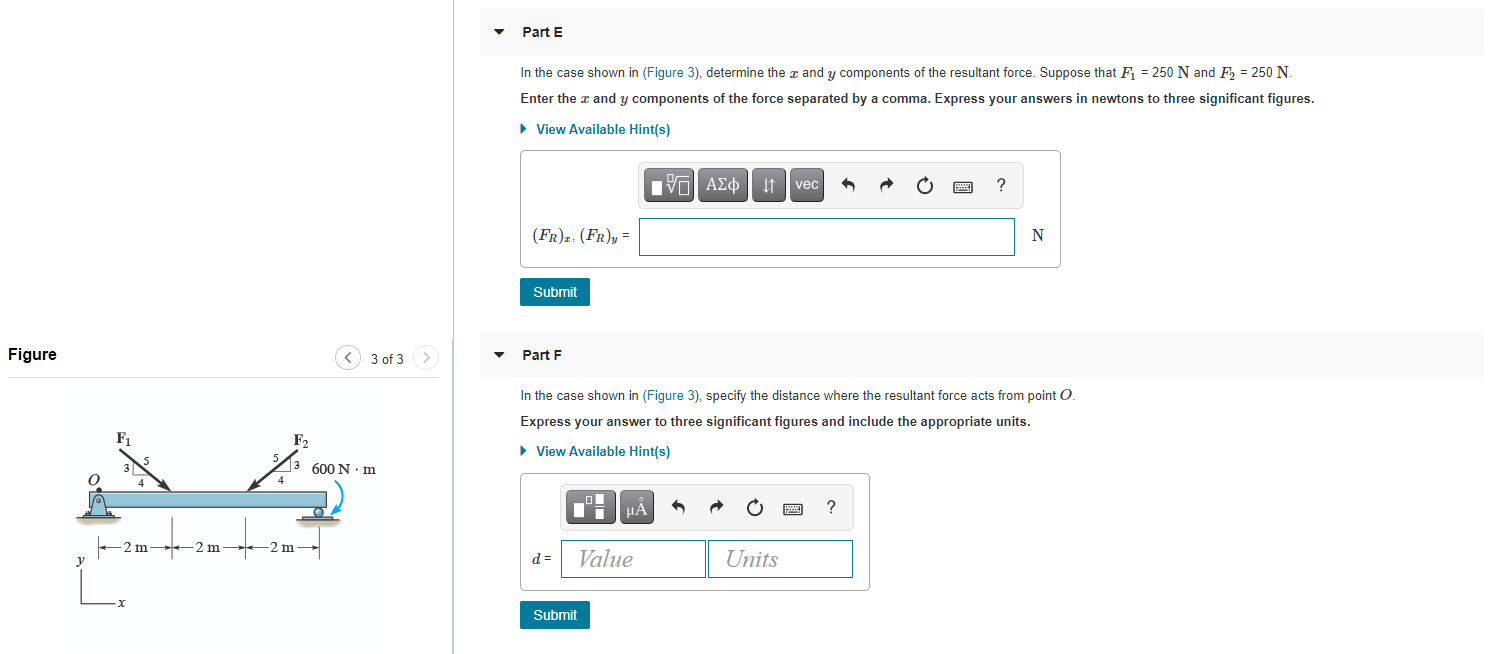 Solved Part A In the case shown in (Figure 1), determine the | Chegg.com