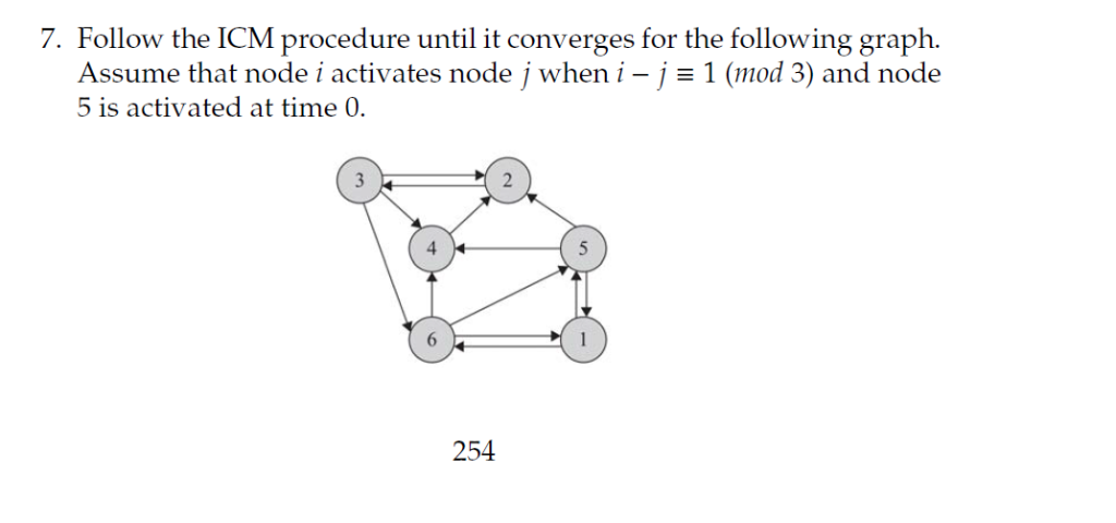 7. Follow the ICM procedure until it converges for | Chegg.com