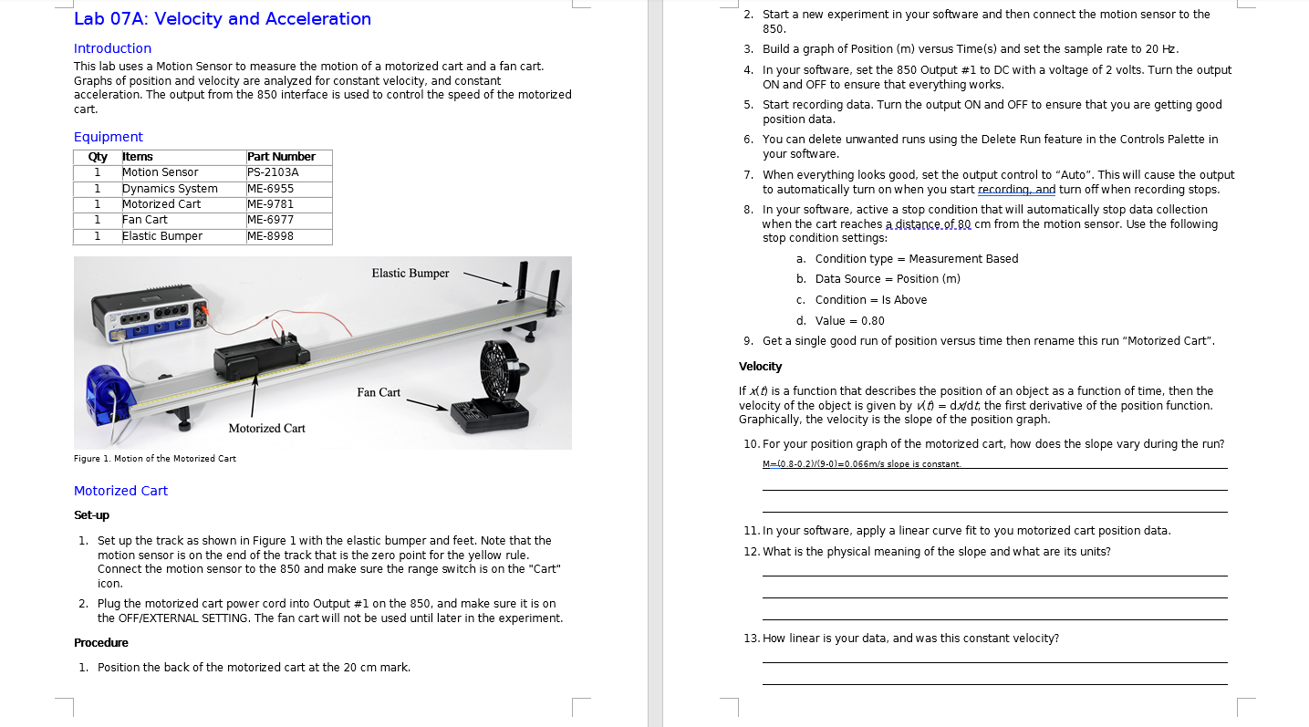 PhysicsLAB: Constant Velocity: Position-Time Graphs #1