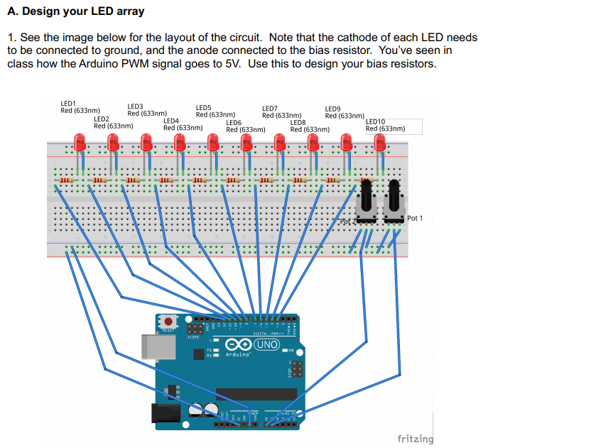 Design your LED 1. See the below for Chegg.com