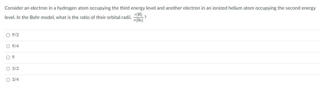 Solved Consider an electron in a hydrogen atom occupying the | Chegg.com