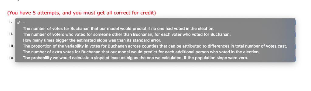 Bush P Buchana Buchanan P Nader P Total Vote Total_Re | Chegg.com