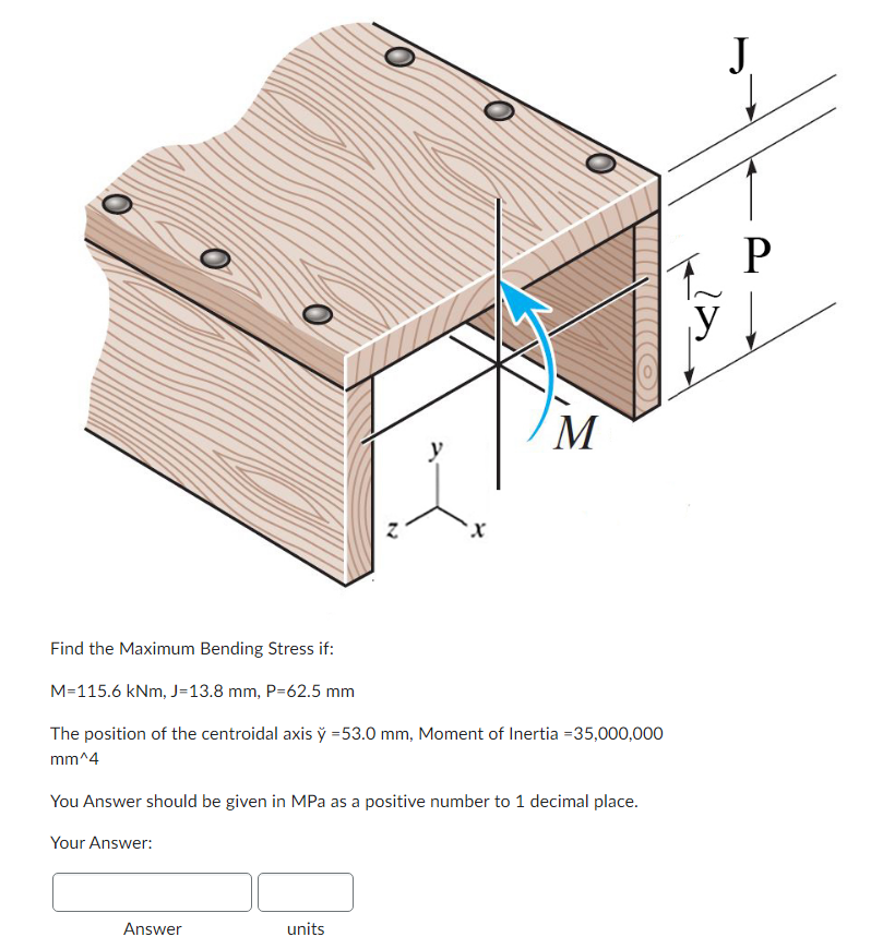 Solved Find the Maximum Bending Stress | Chegg.com