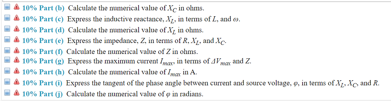 Solved 17 Problem 5 In A Simple Ac Circuit Shown On T Chegg Com