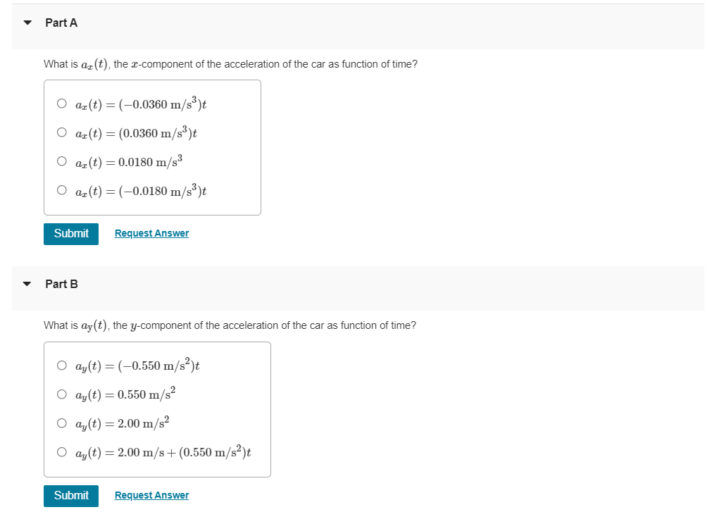 Solved A remotecontrolled car is moving in a vacant parking