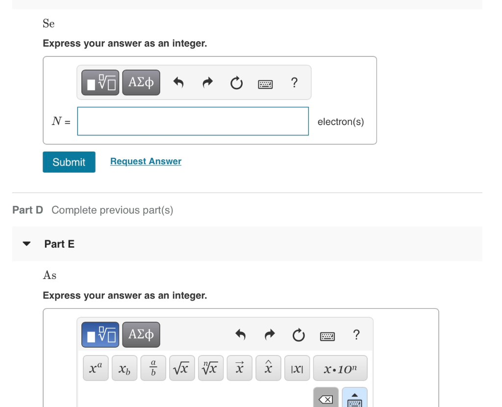 Solved Se Express Your Answer As An Integer Ivo Ae N Chegg Com