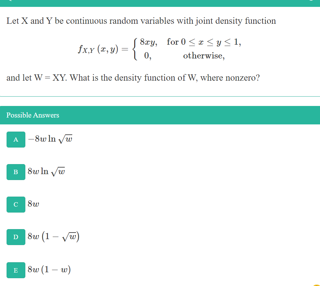 Solved Let X And Y Be Continuous Random Variables With Joint 4917