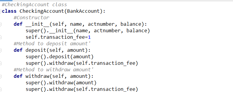 (Solved) - PYTHON Create a BankAccount Class with name, account number ...