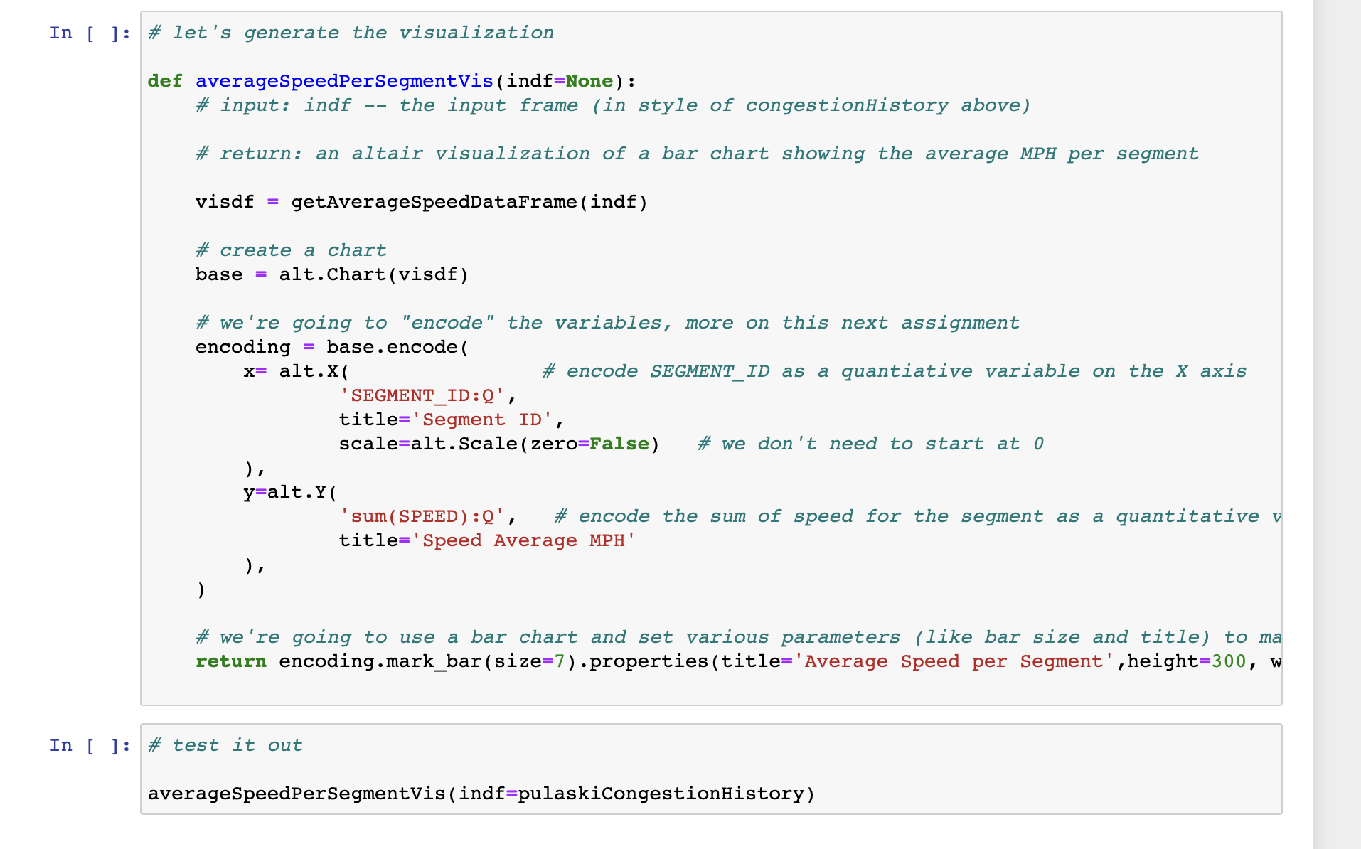 Solved \# let's generate the visualization def | Chegg.com