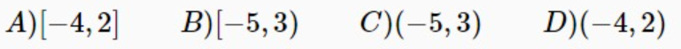 Solved ∑k=0∞16k1(x+1)2kA) [−4,2] B) [−5,3) C)(−5,3) D)(−4,2) | Chegg.com