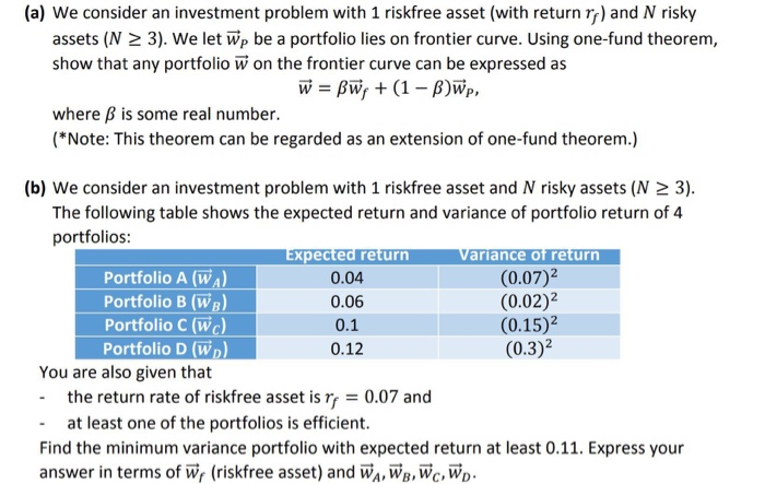 Please help me solve the following problem a and b, | Chegg.com