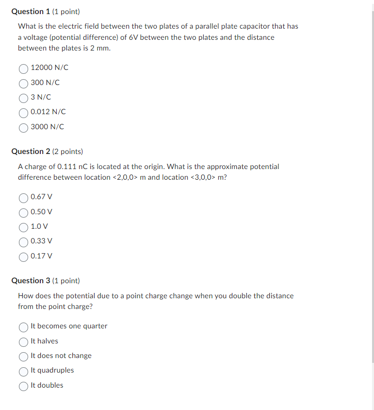 Solved What is the electric field between the two plates of | Chegg.com