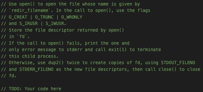 Solved // Use open() to open the file whose name is given by | Chegg.com